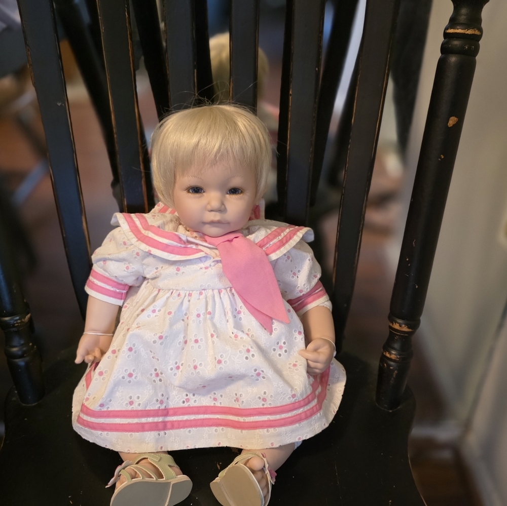 ADORA Doll with Pink and White Dress